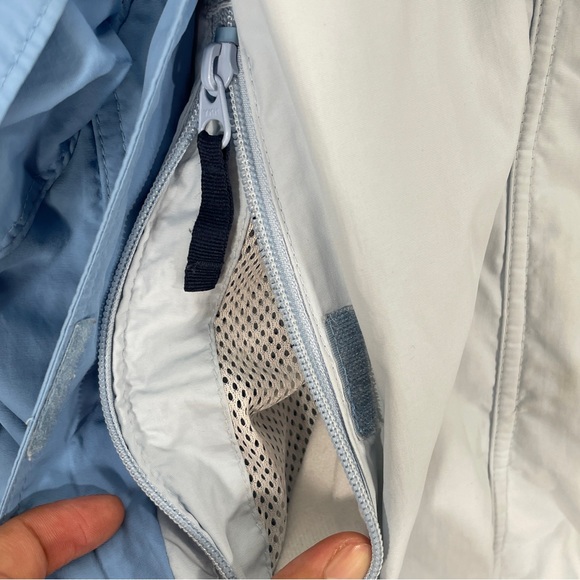 Vintage Columbia Sports Company Winter Jacket Baby Blue/ White Size M Interchang - Picture 8 of 17